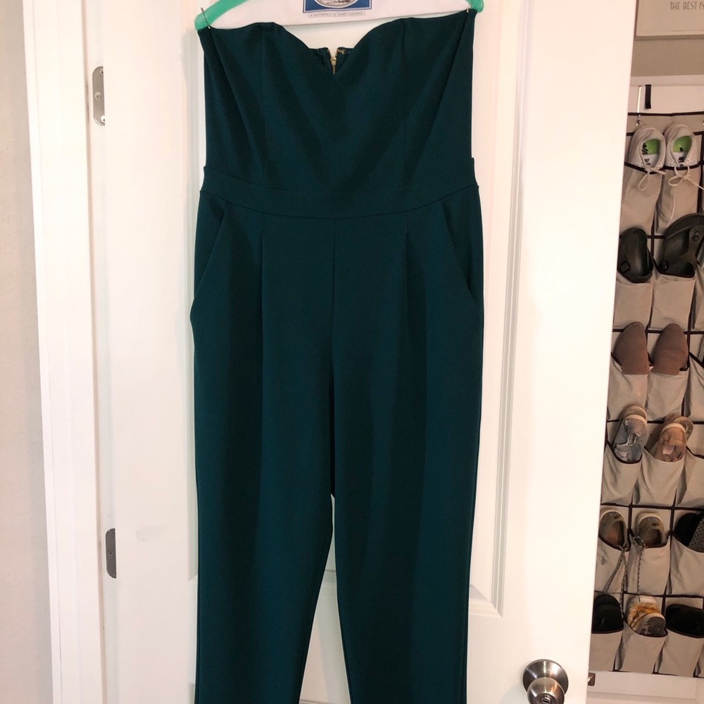EXPRESS Emerald/Green Jumpsuit
